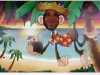 Fotowand Affe
