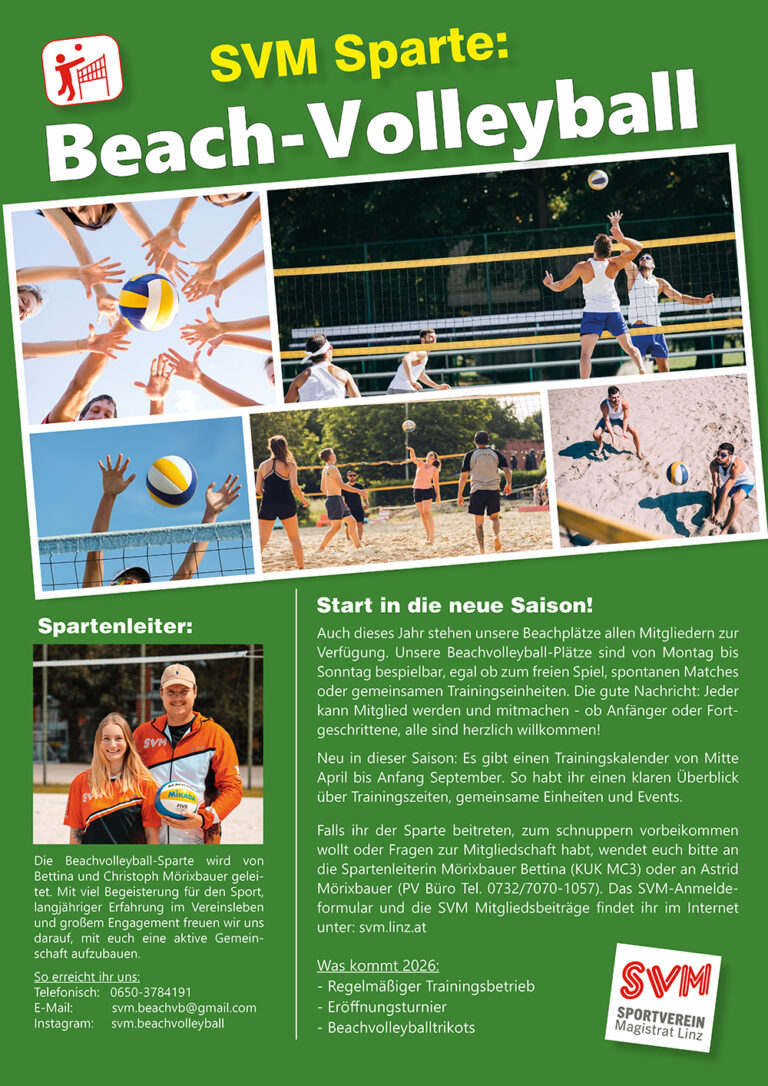 Flyer SVM Beachvolleyball